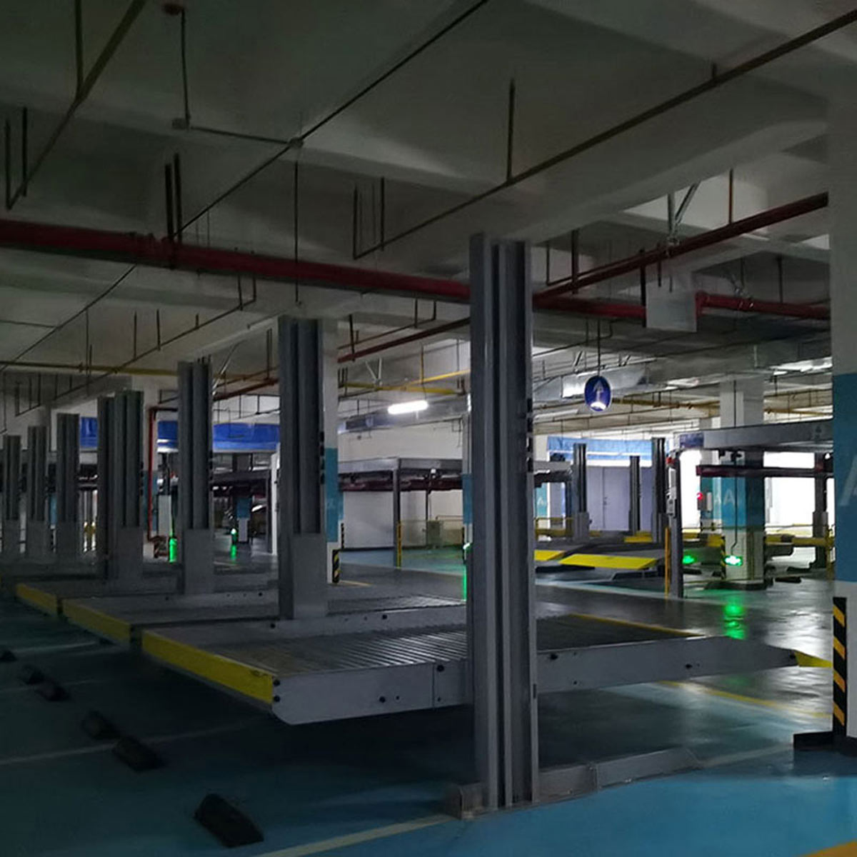 黄陵PJS机械式立体停车设备过规划